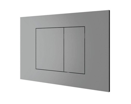 Клавиша смыва, Almar, WC Plate, для унитаза, шгв 245-5-165, цвет-Brushed Stainless Steel