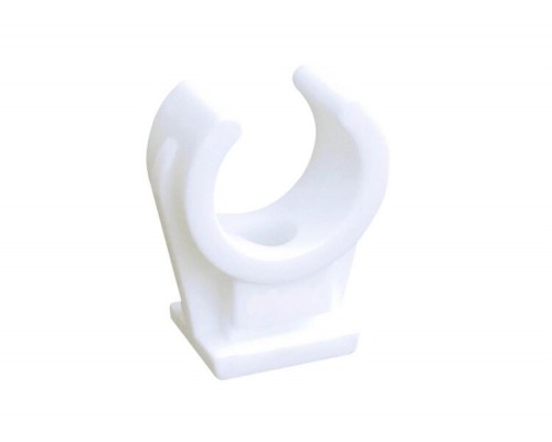 Клипса, BIS, D-12, белый, с латунной втулкой М6, упаковка 100 шт