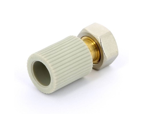 Муфта пайка-В с накидной гайкой PPR/латунь FV-PLAST 20x3/4"ЕК Муфта пайка-В с накидной гайкой PPR/латунь FV-PLAST 20x3/4"ЕК