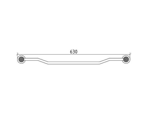 Boheme Royal Cristal Полотенцедержатель подвесной, цвет: хром 10922-CR-B
