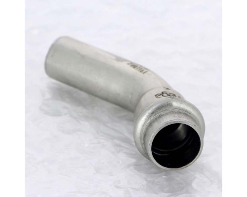 Угол-вставка пресс 45 град. нержавеющая сталь Sanpress Inox VIEGA 15