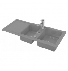 Раковина, Duravit, Cassia, шгв 1160-510-225, отверстия для смесителя-1, цвет-серый