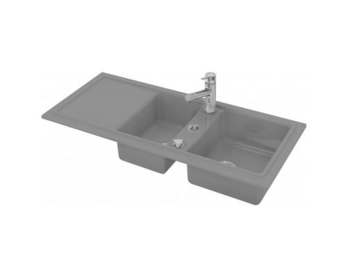 Раковина, Duravit, Cassia, шгв 1160-510-225, отверстия для смесителя-1, цвет-серый