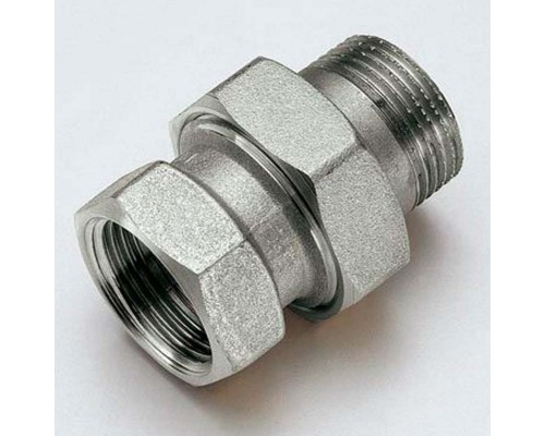 Разъемное соединение НВ с прокладкой O-ring никелированное TIEMME 1"