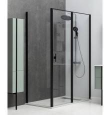 Allen Brau Priority Душевой уголок 120x90 см, цвет: черный матовый браш 3.31009.BBA   3.31018.BBA