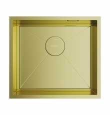 Мойка, OMOIKIRI, Kasen, шгв 490-440-175, отверстия для смесителя-отсутствуют, цвет-светлое золото
