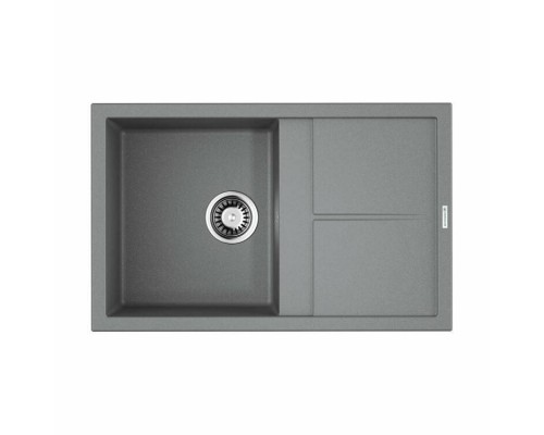 Мойка, OMOIKIRI, Sumi, шгв 790-500-220, отверстия для смесителя-6 промаркированных, цвет-Leningrad grey