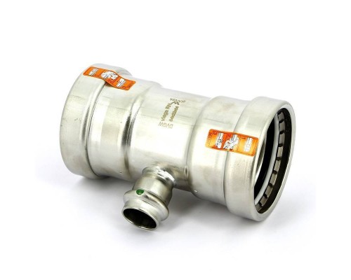 Тройник пресс нержавеющая сталь Sanpress Inox VIEGA 64x22x64