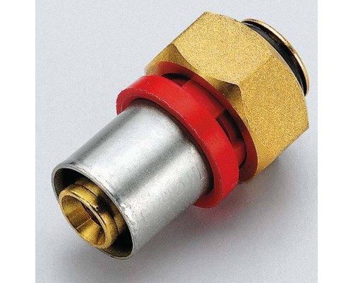Муфта пресс-В с накидной гайкой конус TIEMME 20x(1/2"x16)