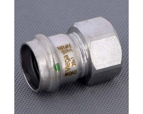 Муфта пресс-В нержавеющая сталь Sanpress Inox VIEGA 28х1" Муфта пресс-В нержавеющая сталь Sanpress Inox VIEGA 28х1"