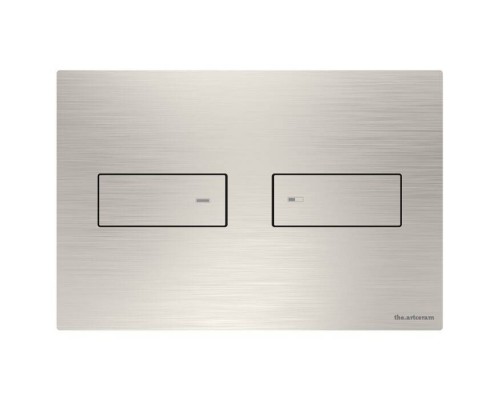 Клавиша смыва, Artceram, Inox 710, для унитаза, шгв 245-5,5-165, цвет-Steel