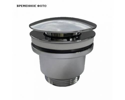 Выпуск для умывальника 60 мм решетка click-clack металл, высота 4 5мм, выход 1 1/4", хром