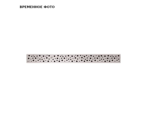 Решетка для водоотводящих желобов (APZ1, APZ4, APZ12) дизайн BUBLE, нерж. сталь, глянцевая