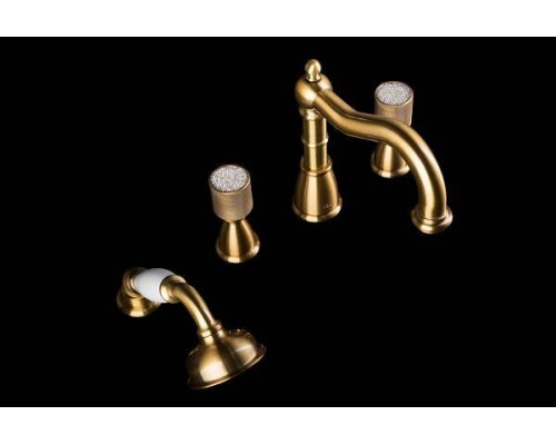 Boheme Royal Cristal Смеситель врезной, цвет: бронза глянцевая 391-Royal/CRST