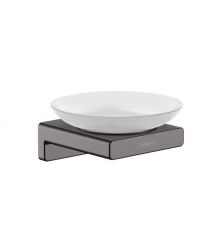 Мыльница, Hansgrohe, AddStoris, шгв 107-109-52, цвет-шлифованный черный хром