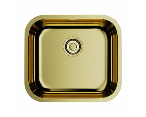 Мойка, OMOIKIRI, Omi, шгв 490-440-180, отверстия для смесителя-отсутствуют, цвет-светлое золото