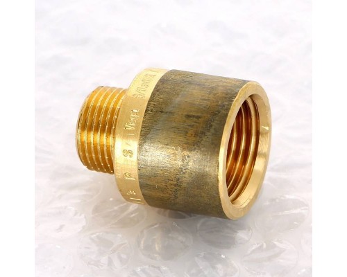 Переходник круглый НВ Viega 3/8" x 1/2" бронза Переходник круглый НВ Viega 3/8" x 1/2" бронза