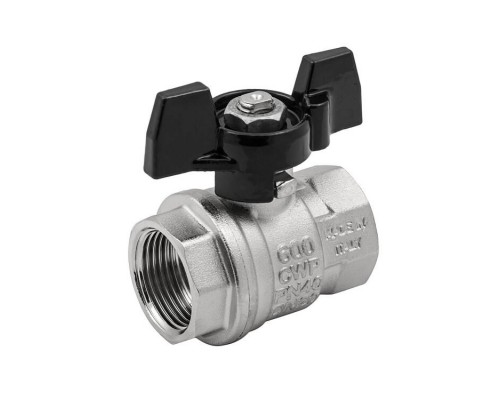 Кран шаровой, Strong T, 3/4, ВВ, ручка-бабочка (аналог EV34.1200) Кран шаровой, Strong T, 3/4, ВВ, ручка-бабочка (аналог EV34.1200)