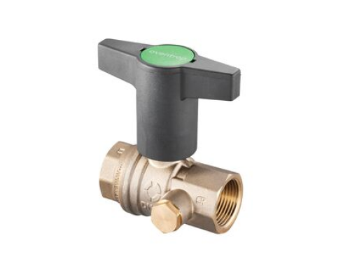 Кран шаровой, Oventrop, Optibal TW, DN 20, SiBr, ВР Rp 3/4 x Rp 3/4