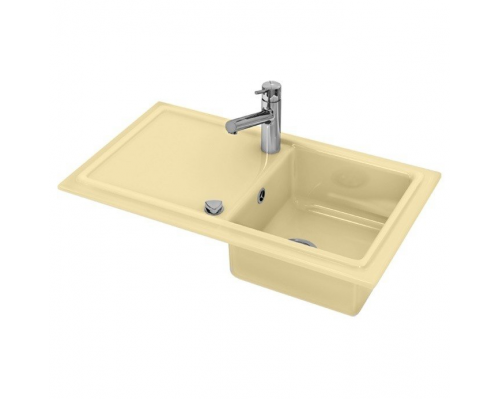 Раковина, Duravit, Cassia, шгв 860-510-225, отверстия для смесителя-1, цвет-бежевый