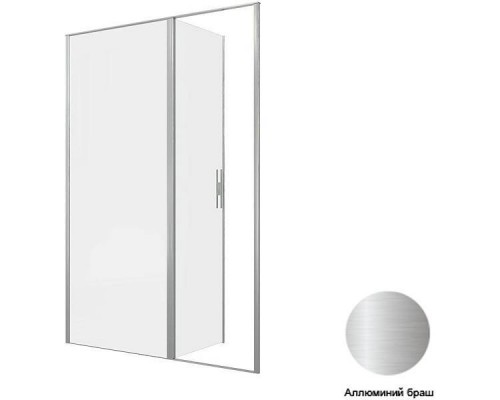 Allen Brau Priority Душевая дверь 140x200h см, цвет проф: серебро, стекло прозрачное 8 мм 3.31035.BA