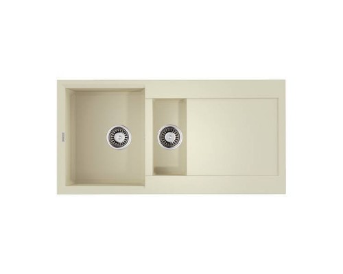 Omoikiri Sakaime 100-2-BE Кухонная мойка Tetogranit 100x50 см, цвет: ваниль 4993893