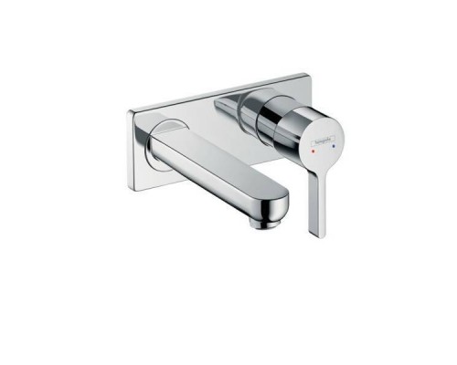 Смеситель для раковины, Hansgrohe, Metris S, цвет-хром