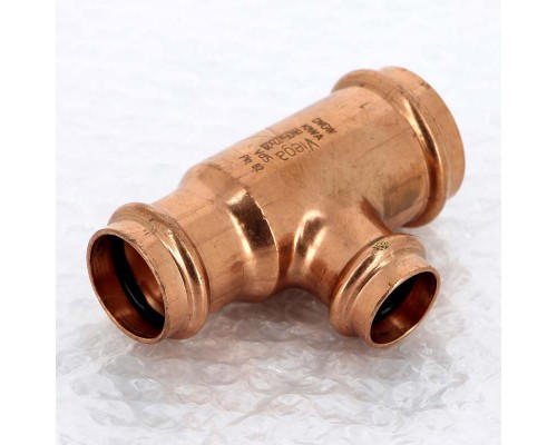 Тройник пресс медь Profipress VIEGA 35x22x28