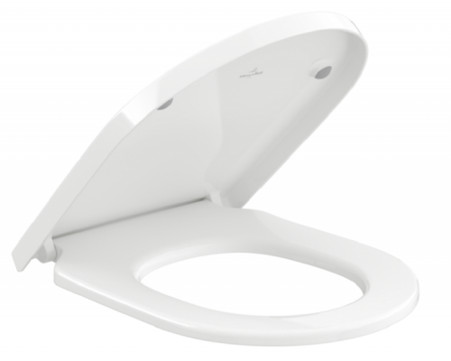 Сиденье для унитаза, Villeroy&Boch, Subway 3.0, шг 370-438, цвет-альпийский белый
