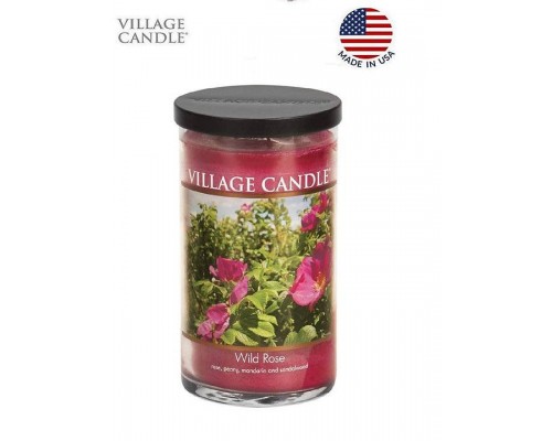 Декоративная свеча Village Candle Дикая роза (538 грамм)