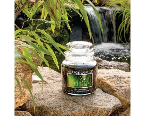 Декоративная свеча Village Candle Черный бамбук (389 грамм)