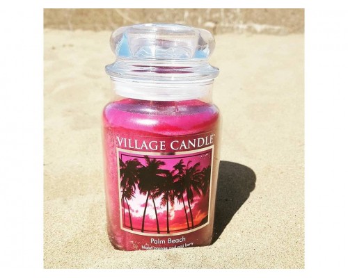 Декоративная свеча Village Candle Пляжный рай (602 грамма) Декоративная свеча Village Candle Пляжный рай (602 грамма)
