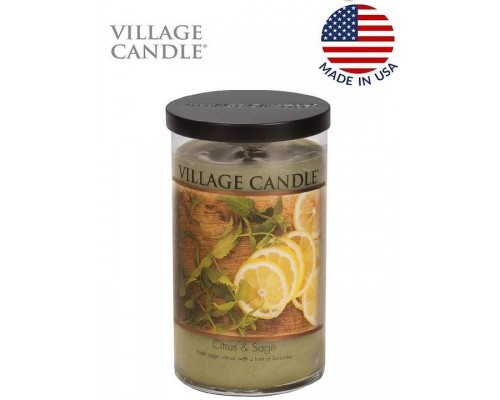 Декоративная свеча Village Candle Цитрус и Шалфей (538 грамм)