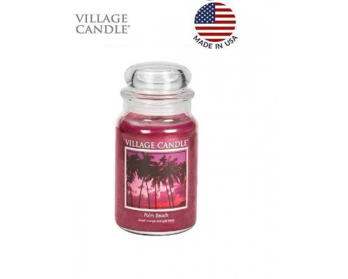 Декоративная свеча Village Candle Пляжный рай (602 грамма) Декоративная свеча Village Candle Пляжный рай (602 грамма)