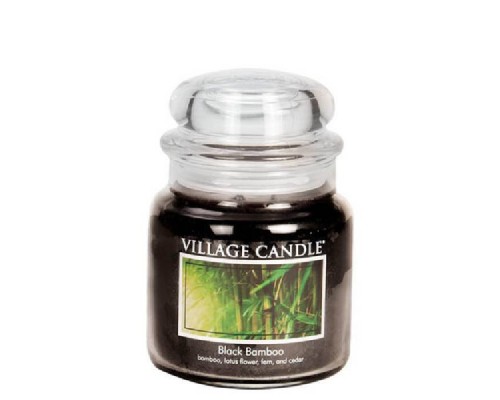Декоративная свеча Village Candle Черный бамбук (389 грамм)