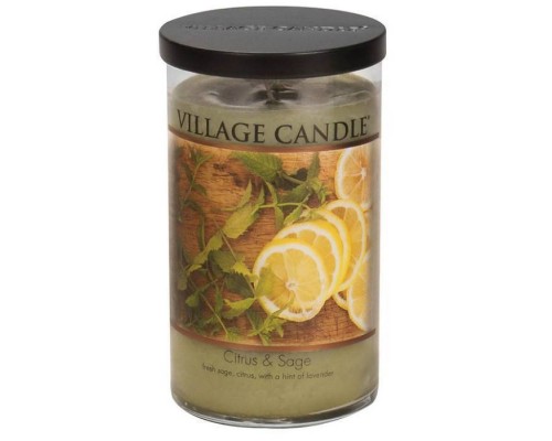 Декоративная свеча Village Candle Цитрус и Шалфей (538 грамм)
