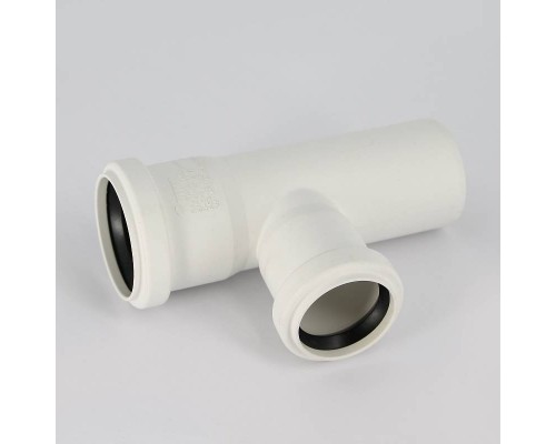 Тройник Rehau с резиновыми уплотнениями d50/40 87" RAUPIANO Plus