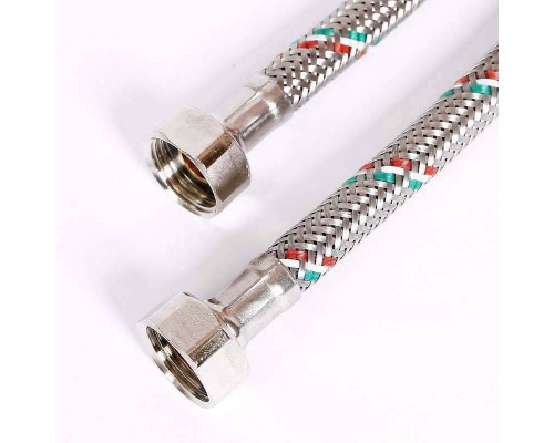 Гибкая подводка для воды UNI-FITT DN 8 ВВ 1/2" 250 см оплетка из нержавеющей стали Гибкая подводка для воды UNI-FITT DN 8 ВВ 1/2" 250 см оплетка из нержавеющей стали