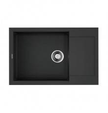 Omoikiri Sakaime 78-LB-BL Кухонная мойка Tetogranit 78x50 см, цвет: черный 4993900