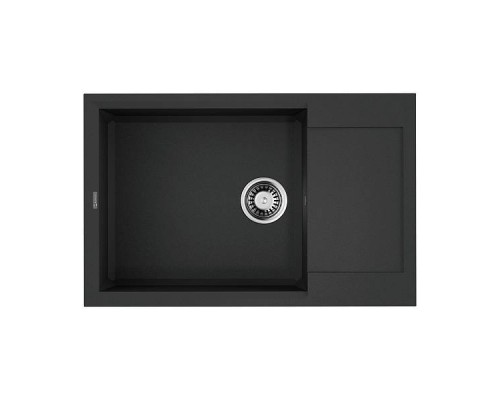 Omoikiri Sakaime 78-LB-BL Кухонная мойка Tetogranit 78x50 см, цвет: черный 4993900