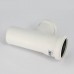 Тройник Rehau с резиновыми уплотнениями d50/40 87" RAUPIANO Plus