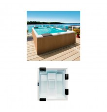 Минибассейн, Treesse, Rest, шгв 2400-1950-850, Whirlpool jet, цвет-белый