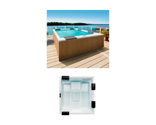 Минибассейн, Treesse, Rest, шгв 2400-1950-850, Whirlpool jet, цвет-белый