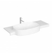 Раковина, Vitra, Voyage, шгв 1000-485-115, отверстия для смесителя-1, VitrA Clean, цвет-белый