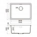 Omoikiri Kata 54-U-PA Кухонная мойка Artgranit 54x42 см, цвет: пастила 4993407