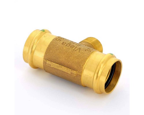 Тройник пресс-Н бронза Sanpress VIEGA 35x3/4"x35