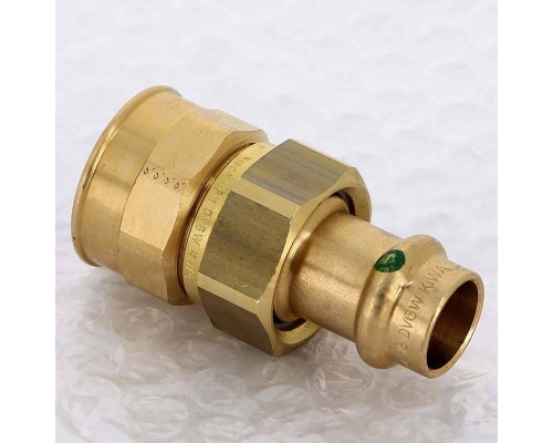 Муфта разъёмная пресс-В бронза Sanpress VIEGA 15x3/4"