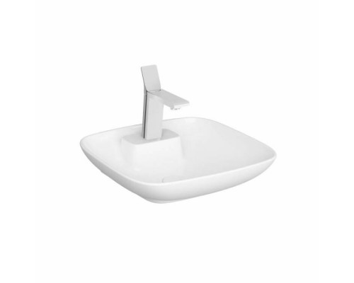 Раковина, Vitra, Memoria, шгв 450-450-145, отверстия для смесителя-1, VitrA Clean, цвет-белый