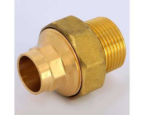 Муфта с разъемным соединением пайка-Н с коническим уплотнением VIEGA 22х1"