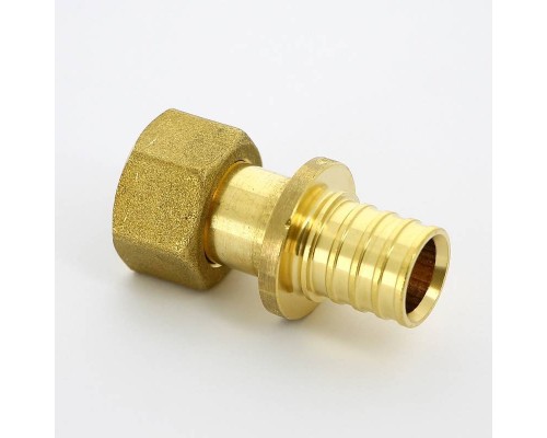 Муфта аксиальная-В Uni-Fitt 20 x 1/2" с накидной гайкой плоской прокладкой Муфта аксиальная-В Uni-Fitt 20 x 1/2" с накидной гайкой плоской прокладкой